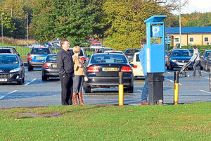 The car park at Telford's Princess Royal Hospital