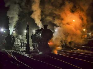 Supporting image for story: Pictured: A scene frozen in time at Severn Valley Railway