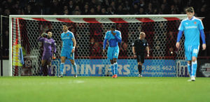 There was no way back after Brentford's third goal