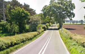 The A490 between Chirbury and Church Stoke will be closed for surface dressing works. Photo: Google