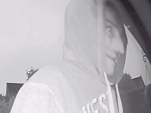 Supporting image for story: Grinning burglar ransacks home near Bridgnorth - with CCTV