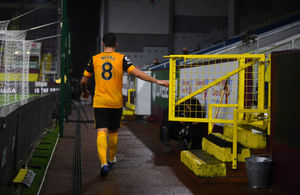 Ruben Neves after being subbed (PA)