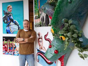 Supporting image for story: Community studios support Shropshire artists with window galleries 