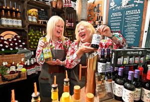 Ann Horan and Linda Miller from Mr Fitzpatrick's were enjoying their time at the show