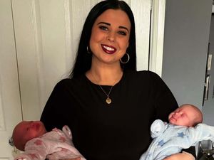 Supporting image for story: Woman diagnosed with rare cancer while pregnant with twins seeks stem cell donor