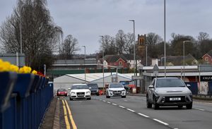 Stourbridge Ring Road, which boy racers are treating like a race track at night.