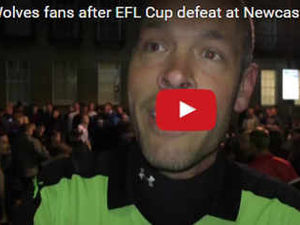 Supporting image for story: WATCH: Wolves fans react to EFL Cup defeat
