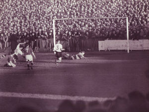 Supporting image for story: Busby Babes-signed programme up for auction in Whitchurch 