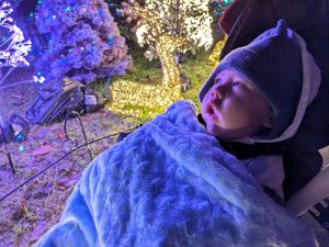 George takes a look at the illuminations at the event.