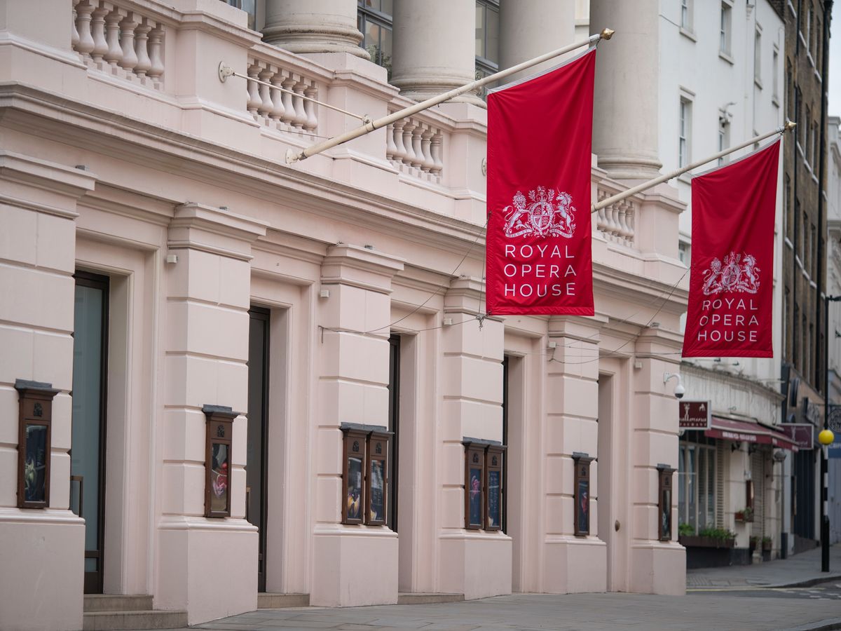 Scuffle reportedly breaks out at Royal Opera House after Palestine flag unfurled