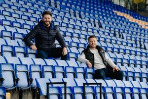 Andy Tamplin and Ben Vale will be sitting on every seat of Shrewsbury Town's Montgomery Waters Meadow Stadium later this year, raising money to help Gunner