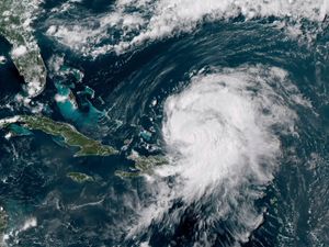 Supporting image for story: Ernesto strengthens into hurricane as it approaches Bermuda