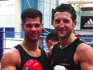 Supporting image for story: Ryan Aston and Carl Froch get ready
