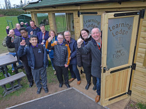 Supporting image for story: Former Goodyear employees donate £12,125 to help fund a new special school outdoor classroom
