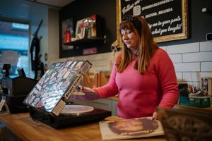 Emma Perks, Owner of Spinning Arounds Records in Telford