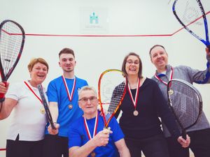 Supporting image for story: Telford cancer surviver raises hundreds with racketball tournament