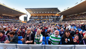 Fans enjoy the gig as Sir Rod Stewart performs at Molineux. Picture: Tim Thursfield