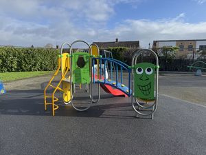 The newly refurbished Tilstock Crescent play area.