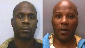 Jailed: Left, Leonard Dixon, put behind bars for 10 years, and right, Derek Jones, jailed for eight years