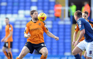 Grant Holt came off the bench for the last 10 minutes at St Andrew's.