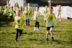 Children during the event