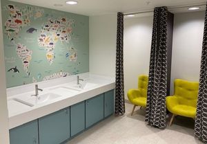 The new breast feeding area