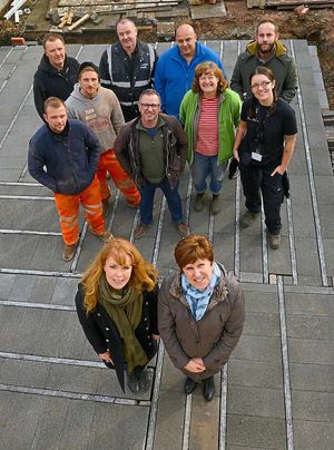 Julie Henry, Gabrielle Blackman and the team