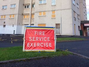Supporting image for story: Telford high rise is location for firefighter training - with pictures