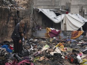 Supporting image for story: Woman and grandson burn to death in tent as Gaza humanitarian crisis deepens