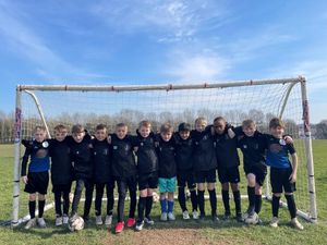 Randlay Colts Whites under 9s football team 