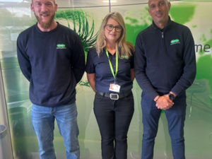 Supporting image for story: Teams at manufacturing sites raise their glasses to newly qualified colleagues