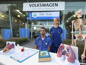 Supporting image for story: Greenpeace blockades Volkswagen’s UK HQ