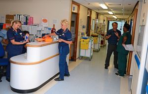 Staff at Royal Shrewsbury Hospital