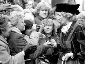 Supporting image for story: A royal star who charmed Shropshire crowds