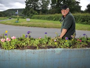 Supporting image for story: Telford pensioner's anger as flowers swiped by vandals