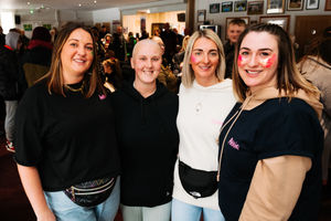 Amber Davies (organiser), Danielle Jones, Lynsey Handy (organiser) and Abbie Bailey-Smith (organiser) pictured at the Danielle's Day fundraiser in March