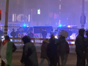 Supporting image for story: Dozens detained after joining pro-Palestinian protest in Amsterdam despite ban