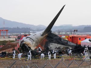 Supporting image for story: Black boxes from South Korea plane crash failed to record final four minutes