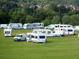 Supporting image for story: Travellers pitch up near Dudley's Milking Bank Primary School