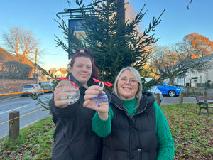 Supporting image for story: Village's festive memorial tree will help raise funds for defibrillator
