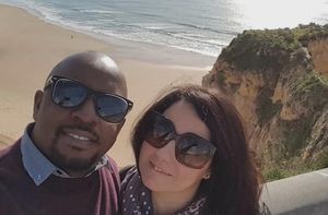 Mkhululi Mpofu and his wife Vanessa
