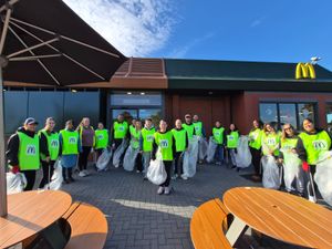 Supporting image for story: Wolverhampton McDonald’s staff join Keep Britain Tidy litter campaign