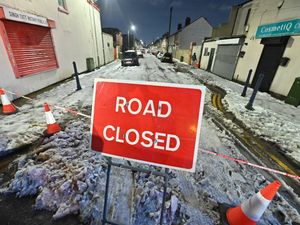 Supporting image for story: WATCH: Road closed and vehicle damaged following partial building collapse in Wolverhampton