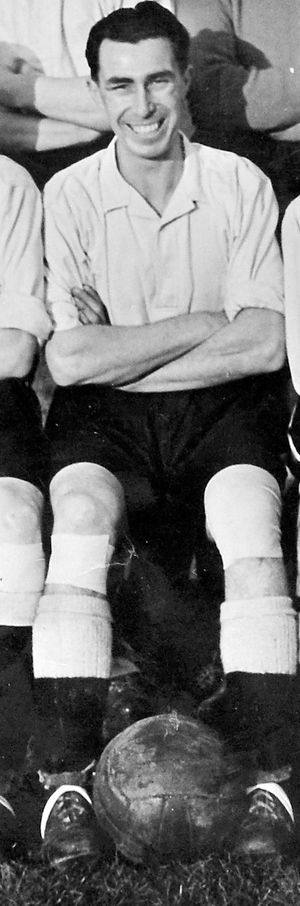 Frank Childs with the then Wellington Town in the 1951-52 season.