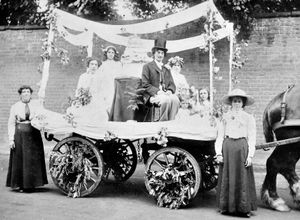3 A wedding tableau for the 1912 Shifnal Hospital Saturday
