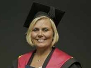 Supporting image for story: Wolverhampton nursery heroine who protected children from machete attack celebrates third graduation