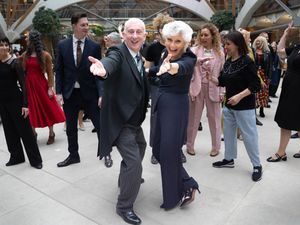 Supporting image for story: Angela Rippon and Alex Kingston among Strictly stars teaching MPs to cha-cha-cha