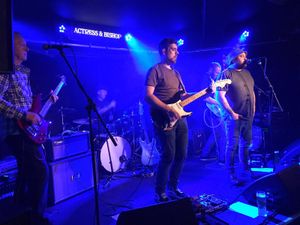The band performing at The Actress and Bishop in Birmingham