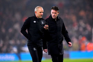 Edwards and Trollope during their time at Luton