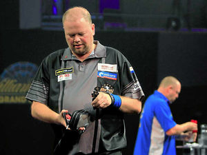 Supporting image for story: Stunner at Wolverhampton Grand Slam of Darts as Raymond van Barneveld goes out
